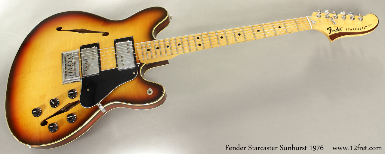 fender starcaster sb 1976 cons full front